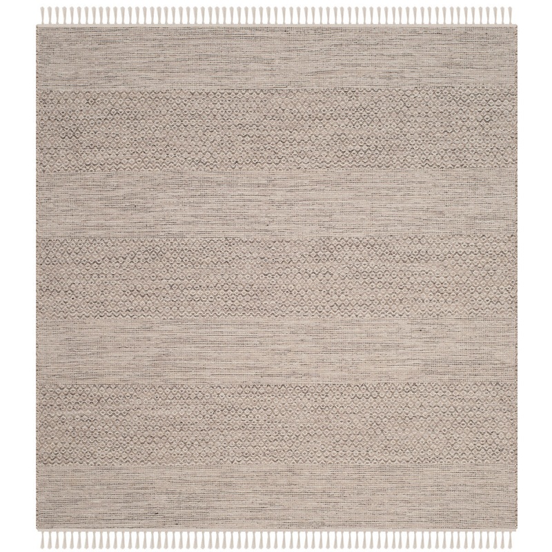 Bester Hand Woven Cotton Geometric Rug Dakota Fields Rug Size: Square 6′