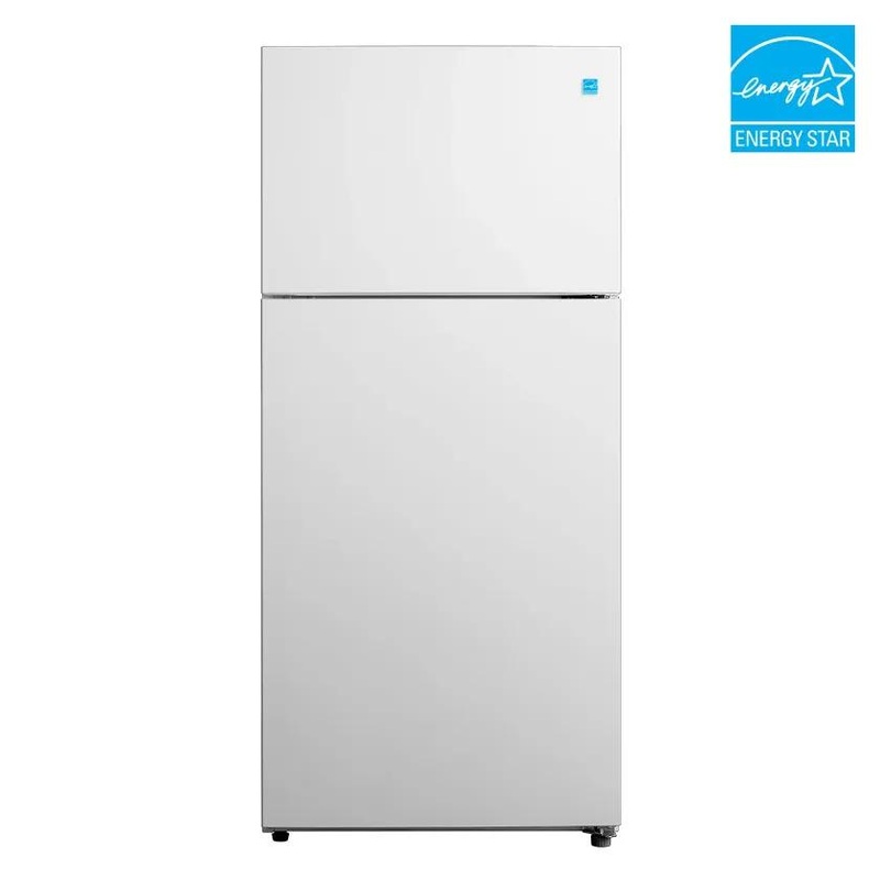 Element Appliance ERT18CSCW Element 18.0 Cu. Ft. Top Freezer Refrigerator – White