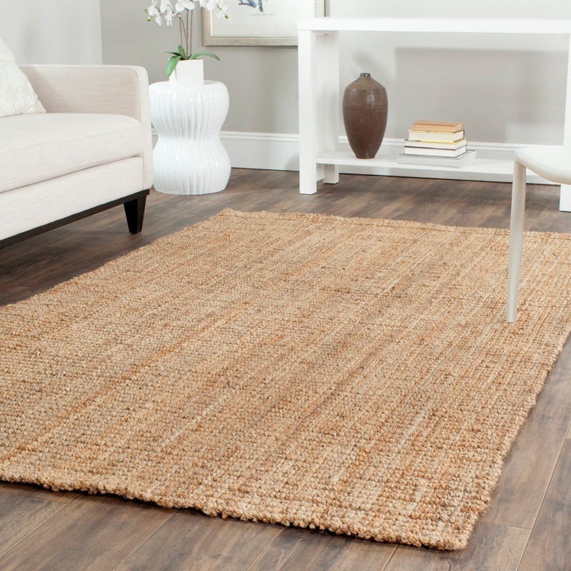 Calidia Natural Fiber Hand Woven Jute Solid Color Rug Highland Dunes Rug Size: Rectangle 10′ x 14′