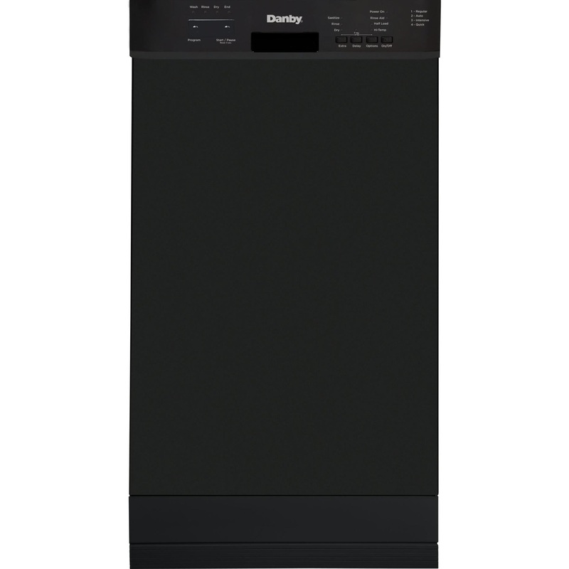 Danby DDW18D1EB Danby 18 Built-In Dishwasher With Front Controls (Black)