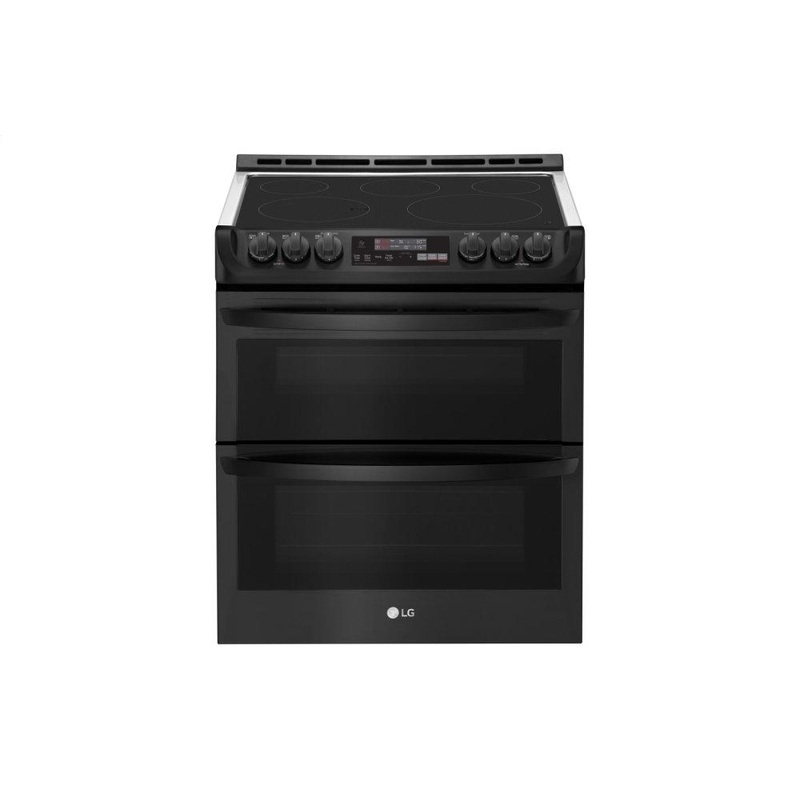 Lg LTE4815BM 7.3 cu. ft. Smart wi-fi Enabled Electric Double Oven Slide-In Range with ProBake Convection and EasyClean