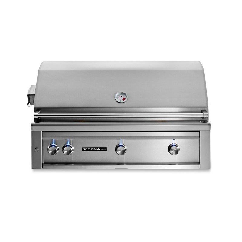 Lynx L701PSRNG 42″ Sedona Built-In Grill With Rotisserie, 1 Prosear Infrared Burner And 2 Stainless Steel Burners (L701Psr)