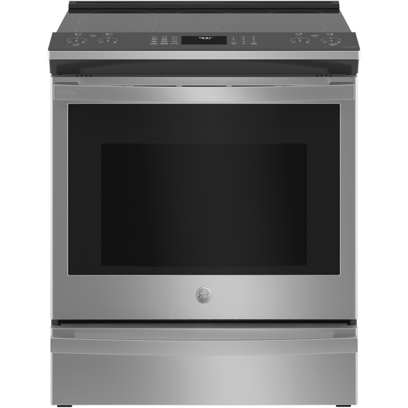 PSS93YPFS GE Profile 30″ Smart Slide-In Electric Convection Fingerprint Resistant Range with No Preheat Air Fry