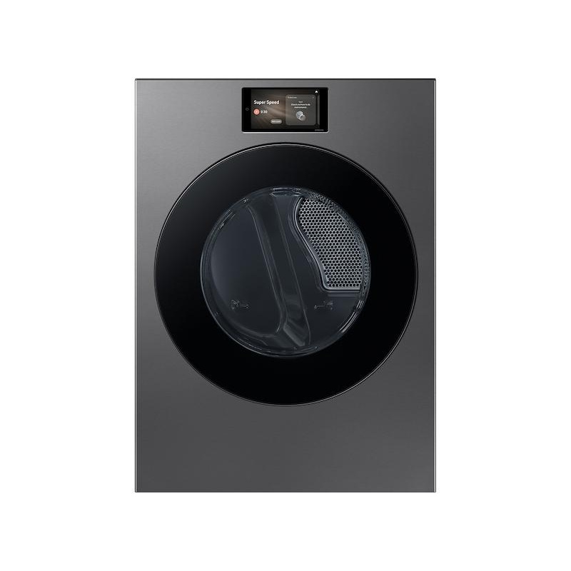 Samsung DV90F53AES 7.6 cu. ft. Bespoke AI Ultra Capacity Front Load Electric Dryer with AI Home and AI OptiDry+ in Dark Steel
