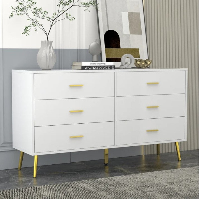 6 Drawer Double Dresser