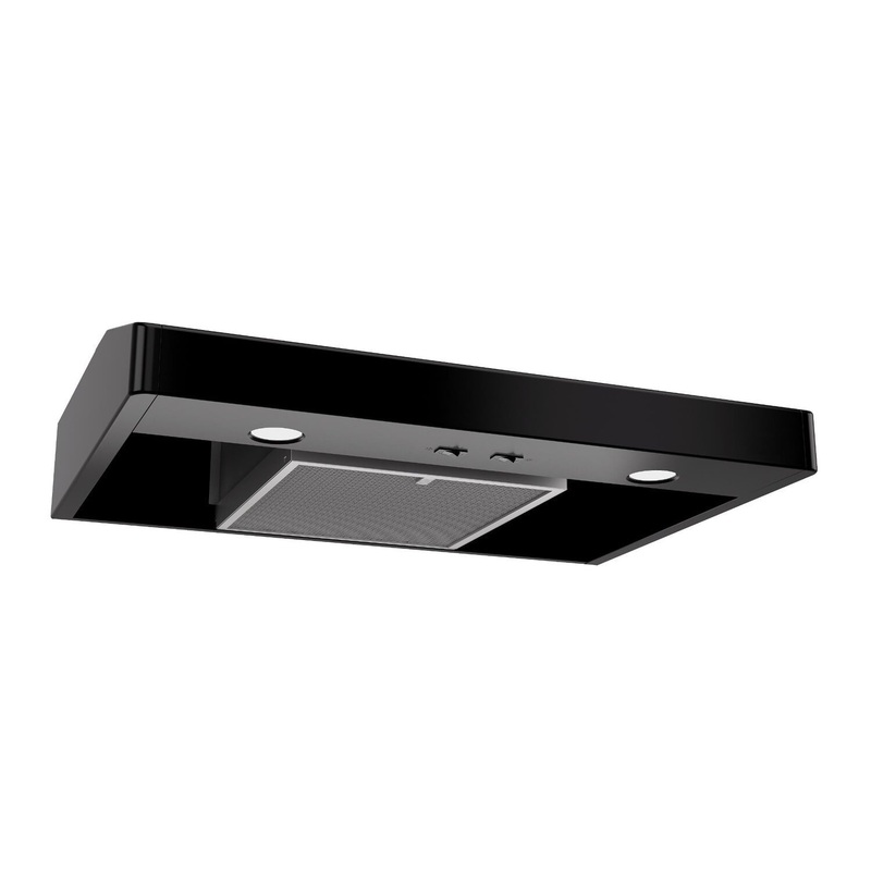 Broan TEN130BL Broan Elite 30-Inch Convertible Under-Cabinet Range Hood, Black