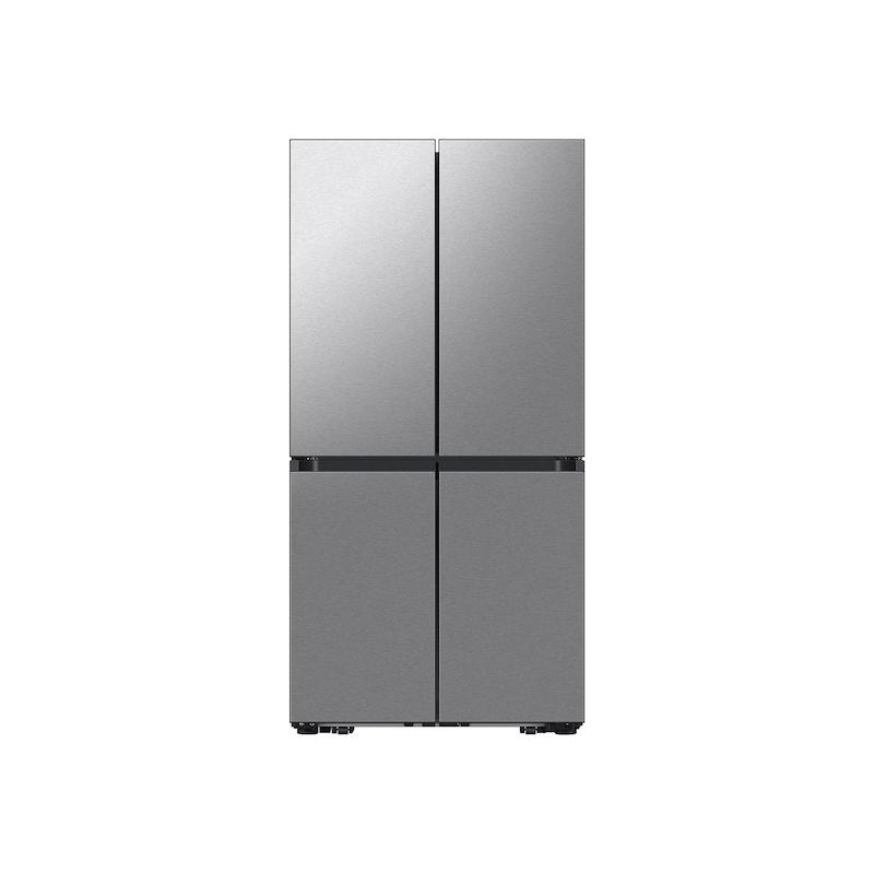 Samsung RF23DB9600QL Bespoke Counter Depth 4-Door Flex Refrigerator (23 Cu. Ft.) With Beverage Center  In Stainless Steel – (With Customizable Door Panel Colors)