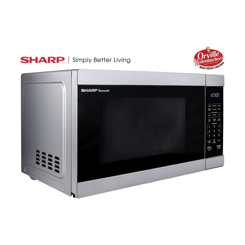 Sharp 1.1 cu. ft. Mid-Size Countertop Microwave Oven