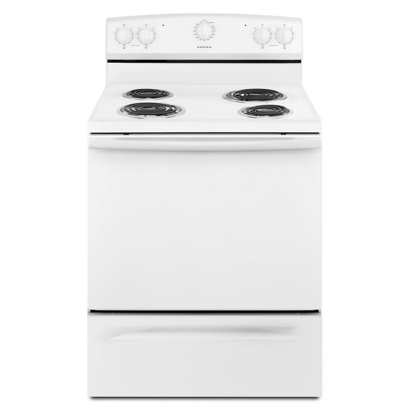 Amana ACR2303MFW 30-inch Amana Electric Range with Warm Hold