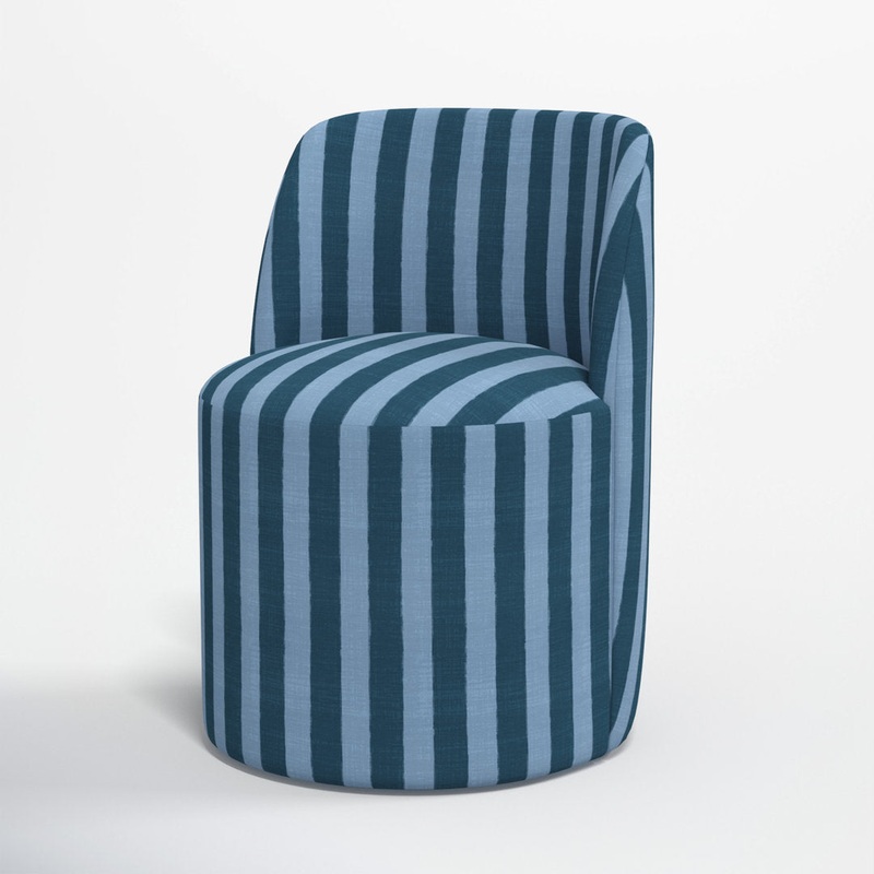 Begonia Dining Chair Joss & Main Upholstery Color: Brush Canopy Tonal Blue