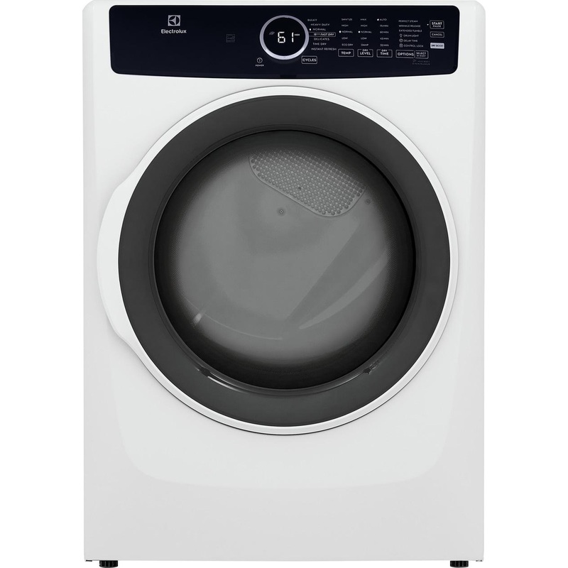 Electrolux ELFG7437AW Front Load Perfect Steam Gas Dryer with Instant Refresh – 8.0 Cu. Ft.