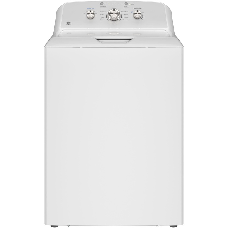 GTW385ASWWS GE 4.3 cu. ft. Capacity Washer with Stainless Steel Basket,Cold Plus and Water Level Control