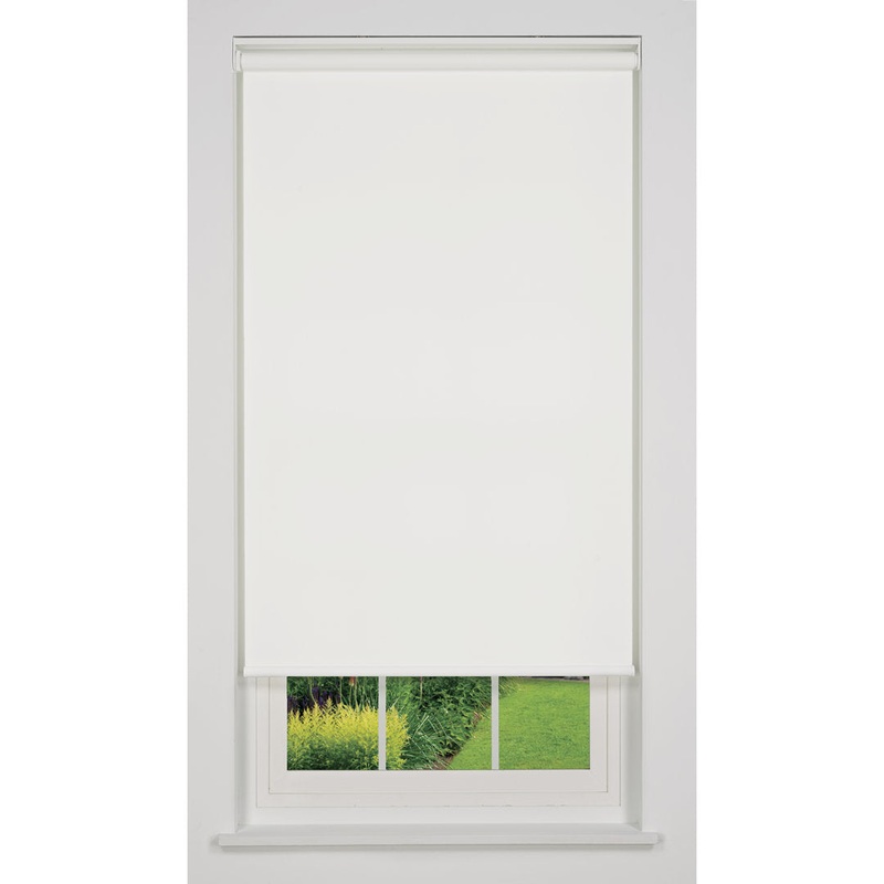 Linen Avenue Cordless Sierra Light Filtering Roller Shade (Arrives 1/4″ Narrower) Linen Avenue Blind Size: 62″W x 66″L Finish: White
