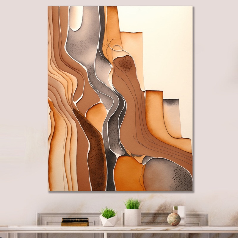 Wanderings in Canyon Ridge II – Print on Canvas Ivy Bronx Size: 24″ W x 32″ H Format: Wrapped Canvas