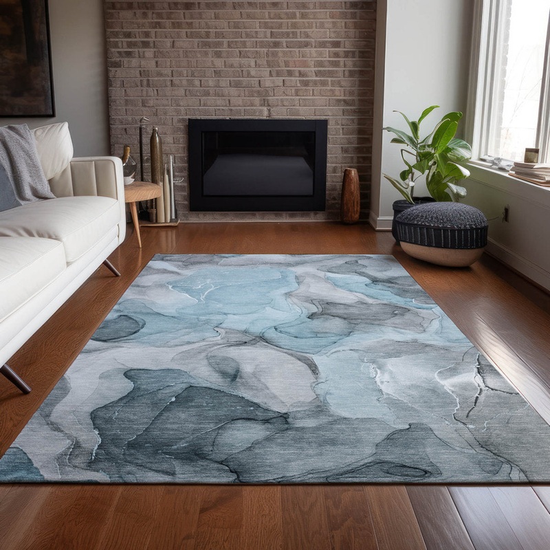 Alfonzo Indoor/Outdoor Area Rug with Non-Slip Backing Langley Street Rug Size: Rectangle 10′ x 14′
