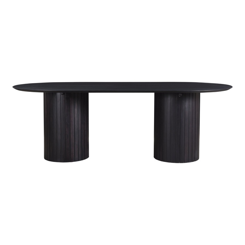 Ripplewave Dark Acacia Dining Table