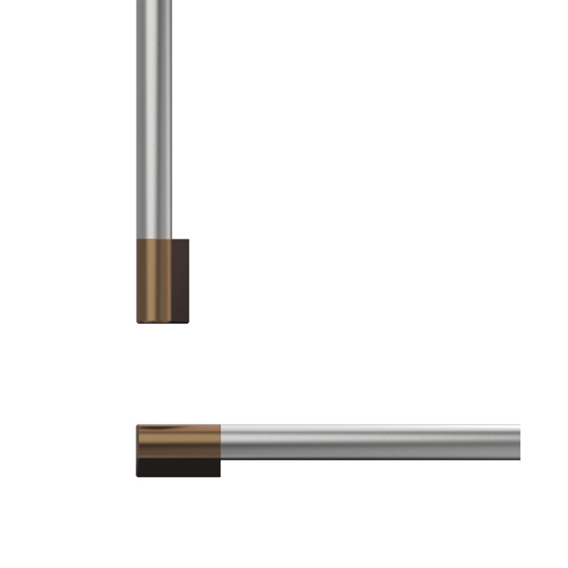 Fisher & Paykel AHP3RD3684WDC Professional Round Flush Handle Kit For Integrated Refrigerator Freezer, 36″