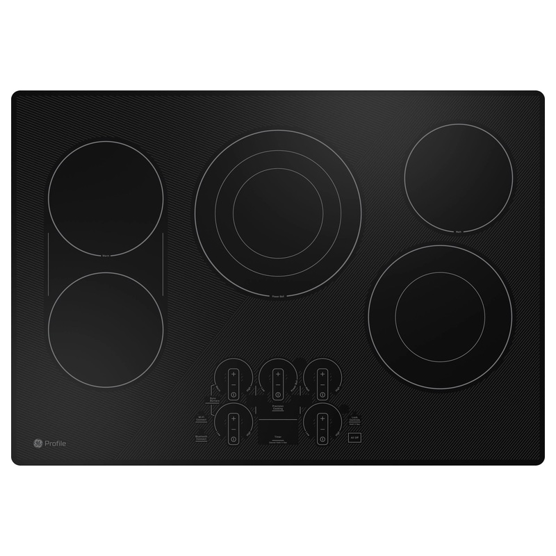 Ge Appliances PEP9030DTBB Ge Profile 30″ Built-In Touch Control Electric Cooktop