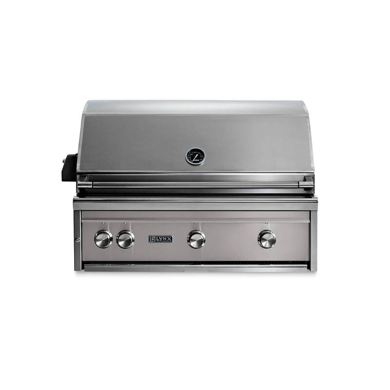 Lynx L36TRLSNG 36″ Built-In Grill – 1 Trident W/ Rotisserie – Limestone