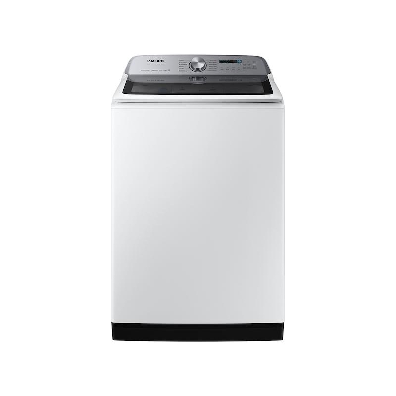 Samsung WA51DG5505AW 5.1 Cu. Ft. Large Capacity Smart Top Load Washer With Activewave Agitator And Super Speed Wash In White