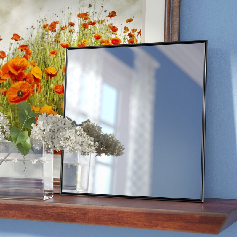 Derosier Accent Mirror Wade Logan Size: 30″ H x 30″ W