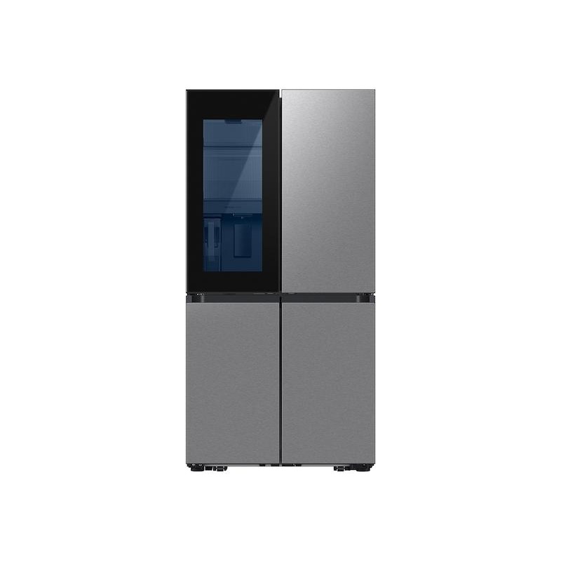 Samsung RF23DB9700QL Bespoke Counter Depth 4-Door Flex Refrigerator (23 Cu. Ft.) With Beverage Zone And Auto Open Door In Stainless Steel