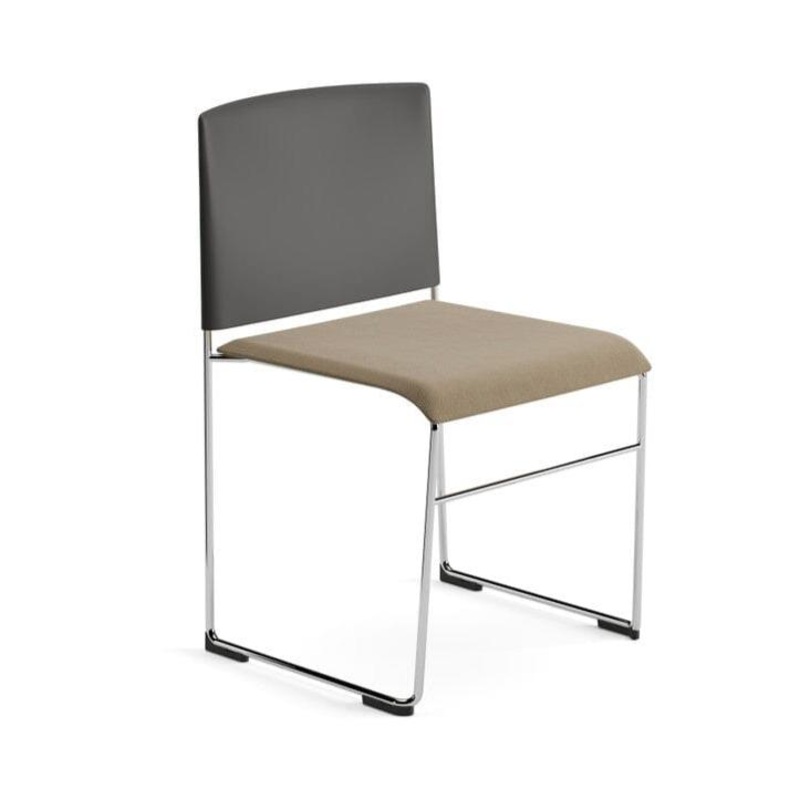 Stacy Stacking Chair With Seat Upholstery