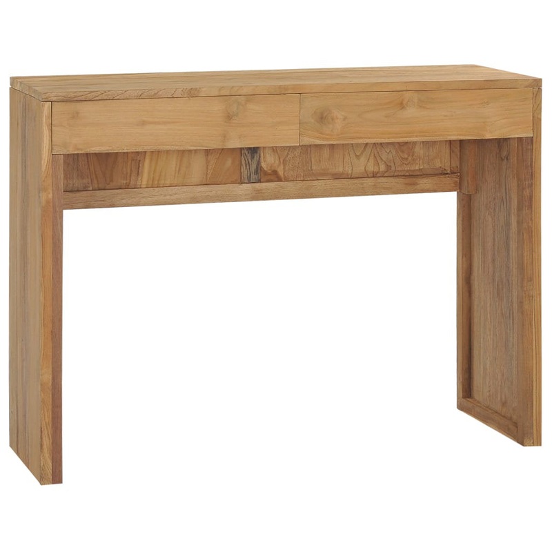Console Table 39.4″x13.8″x29.5″ Solid Teak Wood Foundry Select