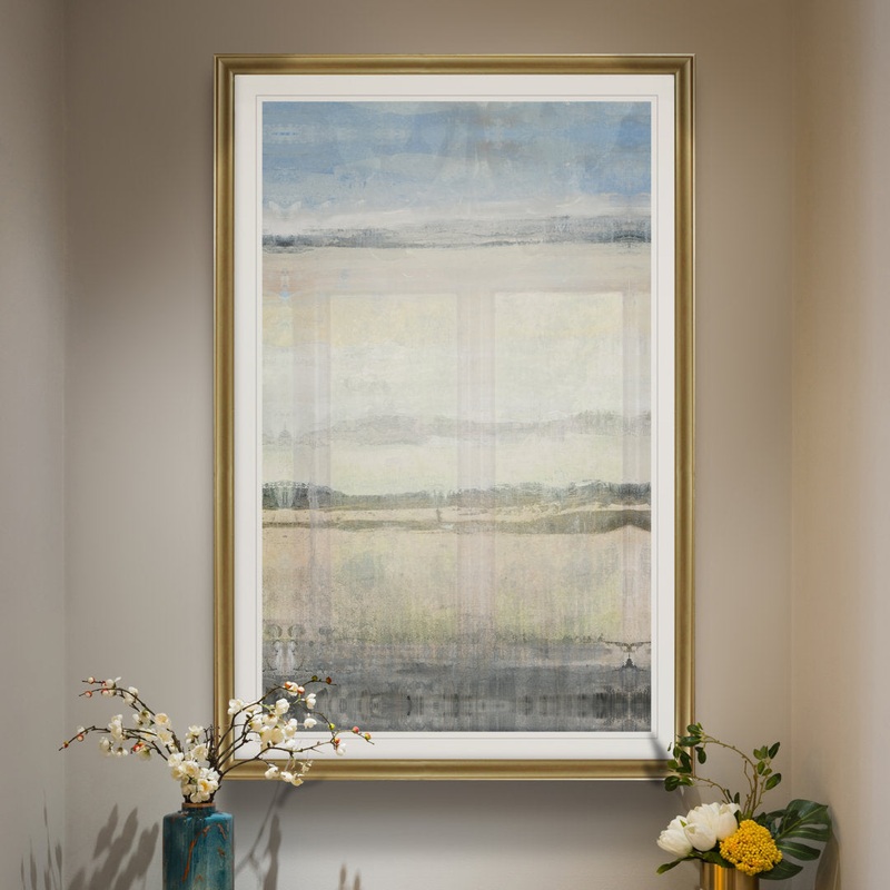 E Transitional Space I’ – Print on Canvas Wade Logan Size: 18.5″ H x 24.5″ W x 1.5″ D Format: Gold Framed