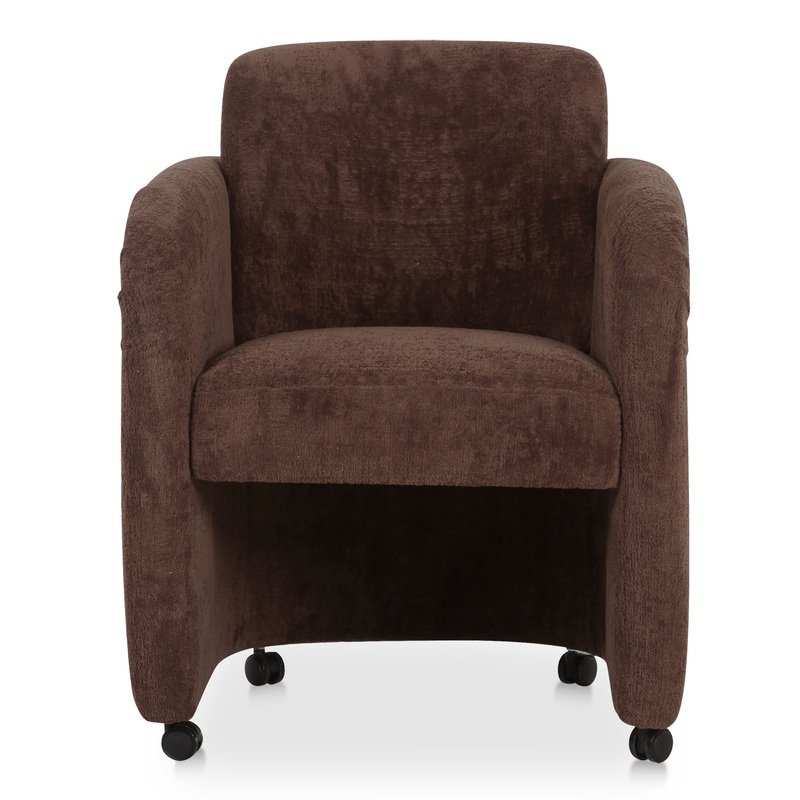 Elegant Swivel Dining Stool with Floating Seat Design
