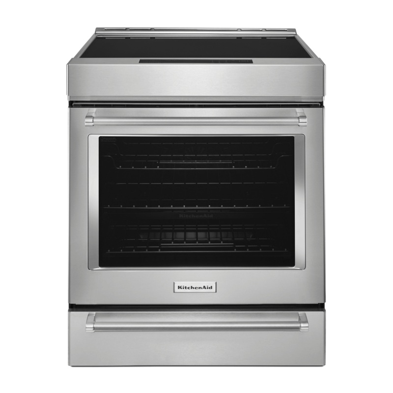 Kitchenaid KSIS730PSS 30-Inch 4-Element Induction Slide-In Convection Range with Air Fry