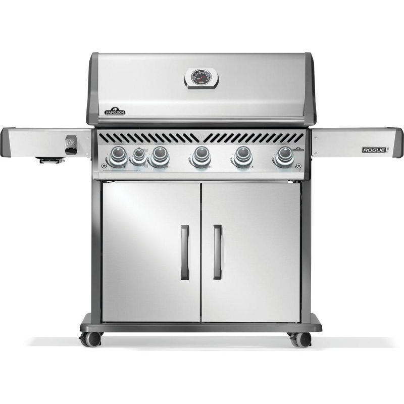 Napoleon Bbq RP625SIBPSS2 Rogue PRO 625 SIB with Infrared Side Burner , Propane, Stainless Steel