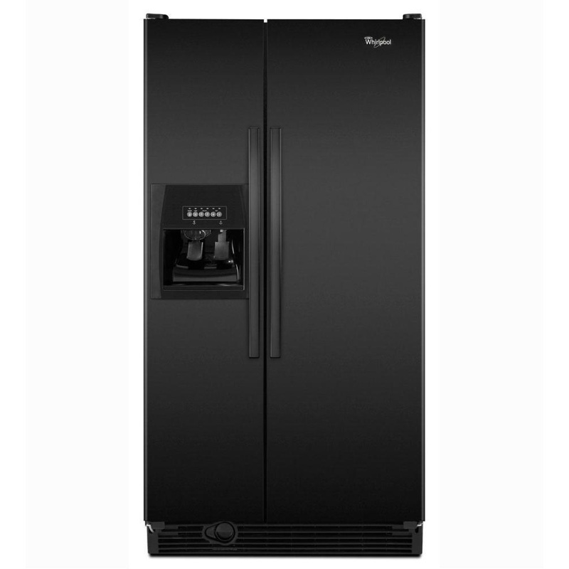 Whirlpool ED5LHAXWB 25 cu. ft. Side-by-Side Refrigerator with In-Door-Ice System