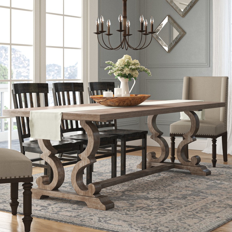 Annora Extendable Trestle Dining Table One Allium Way