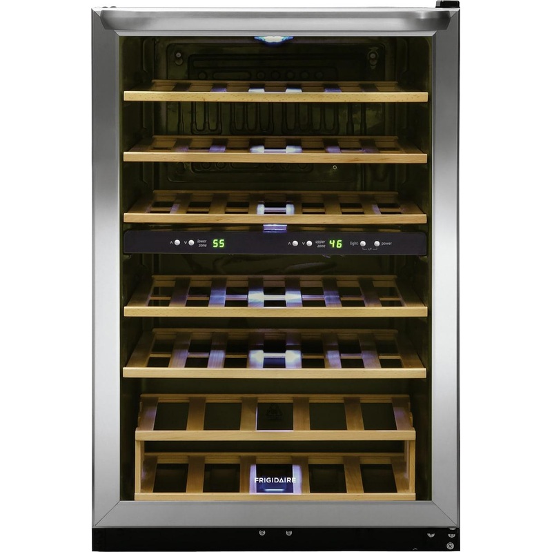 Frigidaire FRWW4543AS 45 Bottle Two-Zone Wine Cooler
