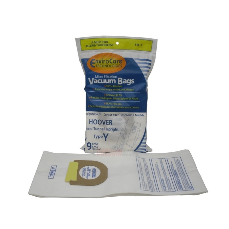 Hoover WindTunnel Upright Type Y Generic Vacuum Bags 9 Pack