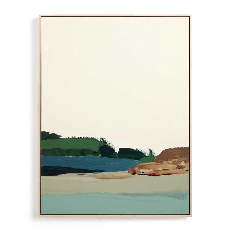 Spring Seascape Wall Art with Frame-30×40