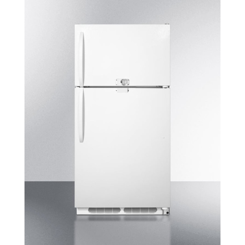 Summit CTR18LLF2 18.2 Cu.Ft. Refrigerator-Freezer With Dual Combination Lock And Frost-Free Operation