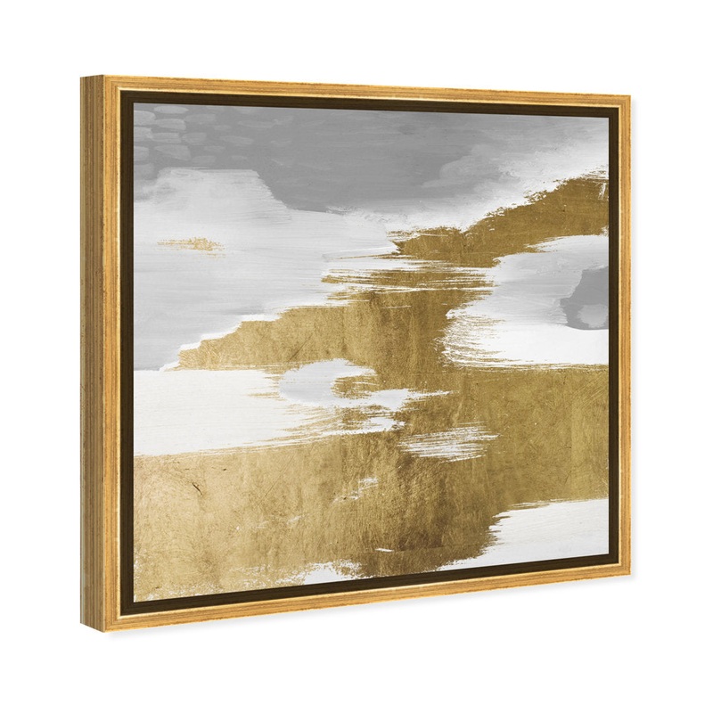 Gold Heaven – Painting on Canvas Oliver Gal Prints Size: 20″ H x 20″ W Format: Gold Floater Framed