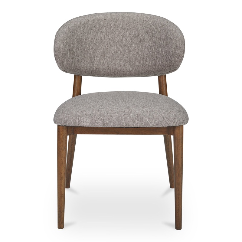 Vintage-Chic Wingback Dining Chair in Dark Espresso