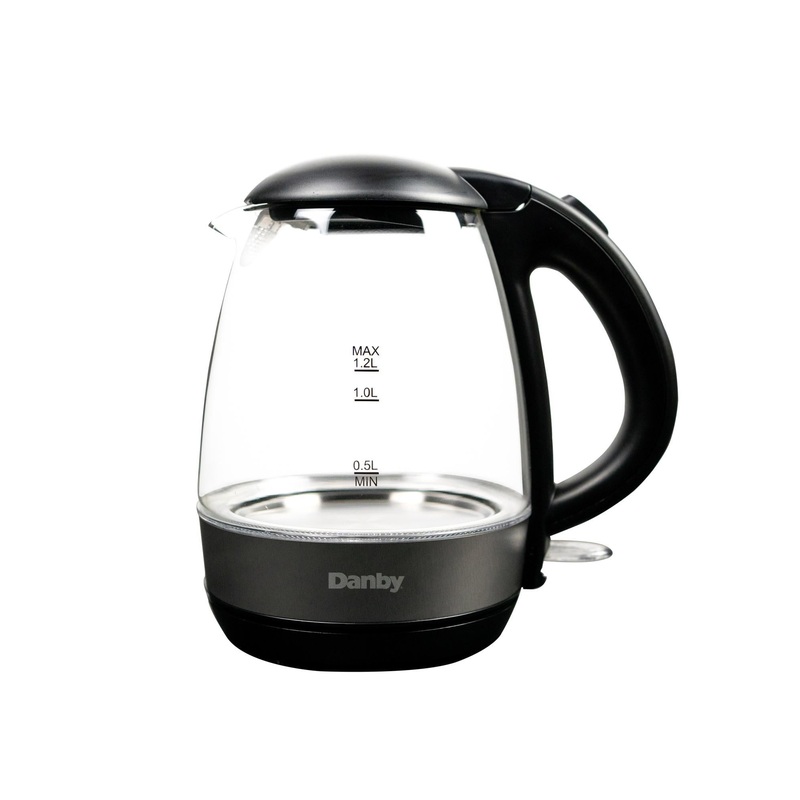 Danby DBKT12013BD11 Danby 1.2L Glass Kettle In Black