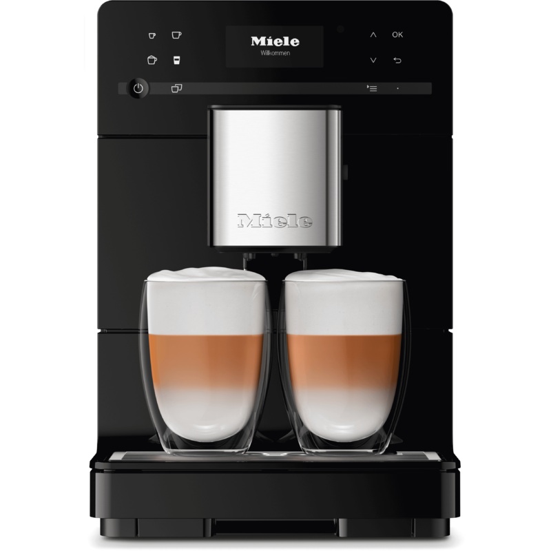 Miele CM5310OB Cm 5310 Silence Obsidian Black – Countertop Coffee Machine With Onetouch For Two For The Ultimate In Coffee Enjoyment.