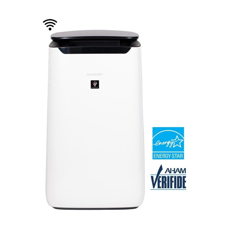 Sharp FXJ80UW Sharp Iot Plasmacluster Ion Air Purifier & True Hepa For Large Rooms (502 Sq.Ft.)