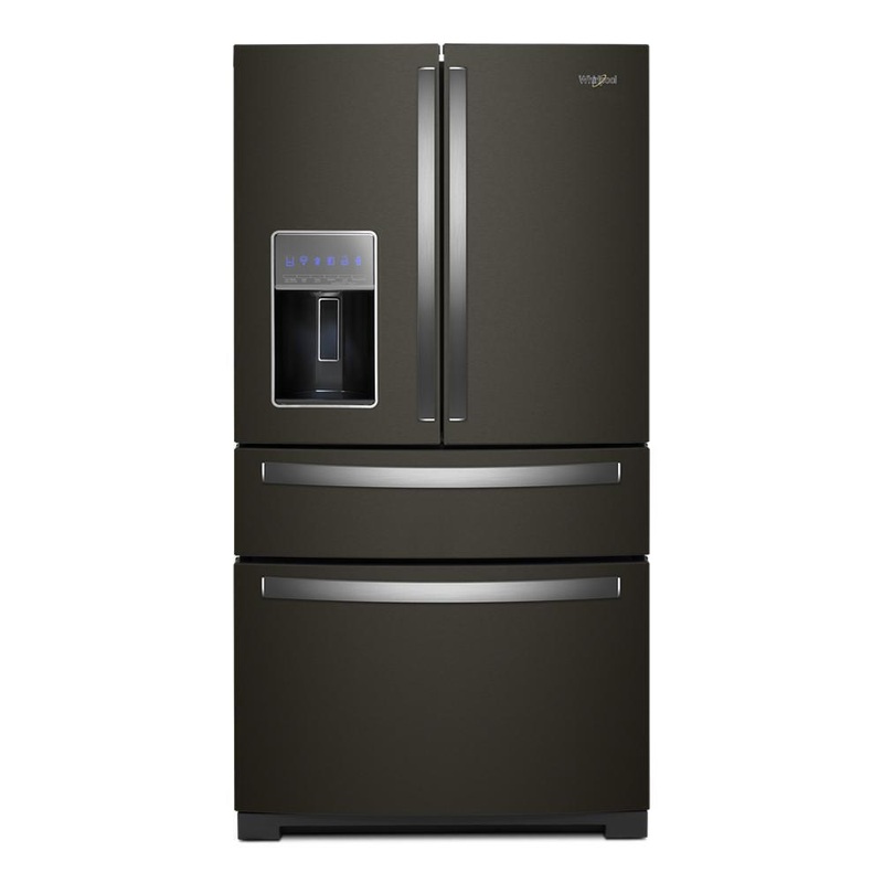 Whirlpool WRMF7736PV 36-Inch Wide 4 Door Refrigerator With Prep And Store Bins – 26 Cu. Ft.