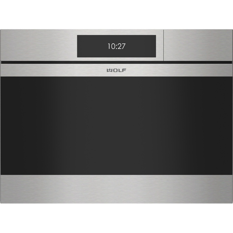 Wolf CSO2450CMS 24″ M Series Contemporary Stainless Steel Handleless Convection Steam Oven