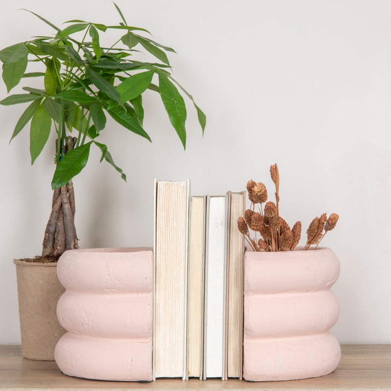 Bookends (Set of 2) AllModern Color: Pink