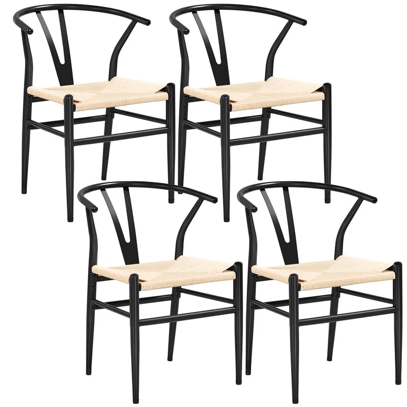 Gustavo Wishbone Arm Chair Set of 2
