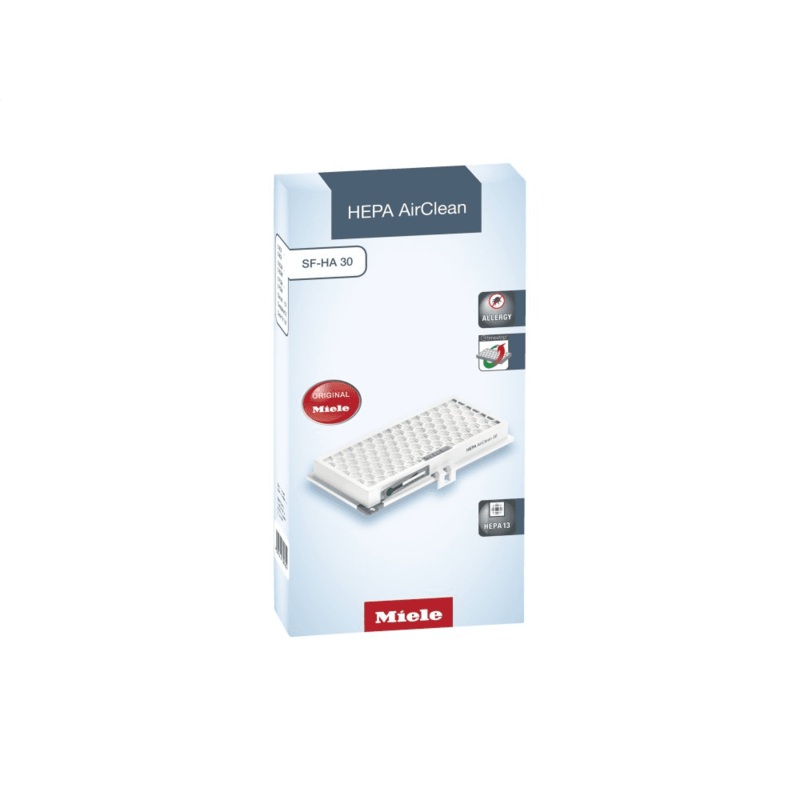 Miele SFHA30 Sf Ha 30 – Hepa Airclean Filter With Timestrip Safely Traps Fine Dust And Allergens.
