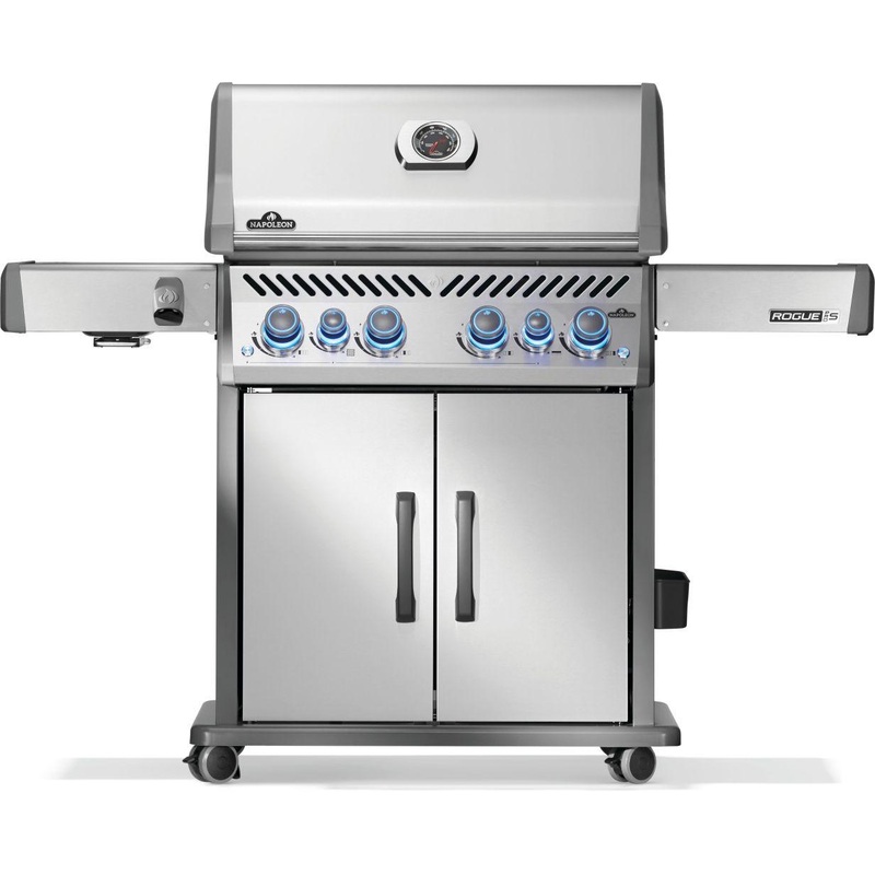 Napoleon Bbq RPS525RSIBPSS2 Rogue Pro-S 525 Rsib With Infrared Side And Rear Burner , Propane, Stainless Steel