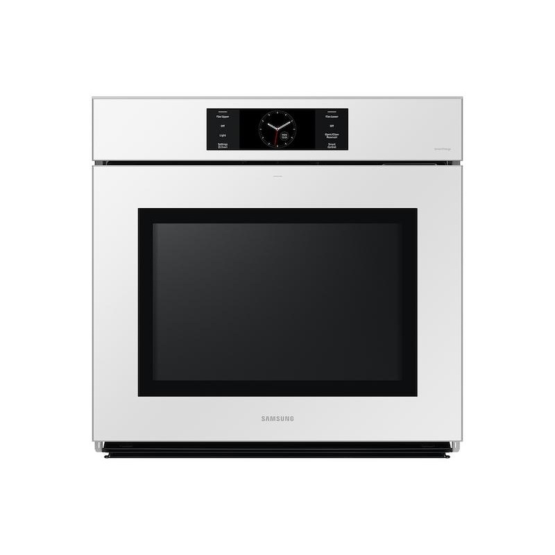 Samsung NV51CB700S12AA Bespoke 30″ White Glass Single Wall Oven with AI Pro Cooking Camera